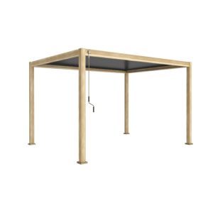 ALUMEL OVERKAPPING WOODLOOK– 3 X 4 METER