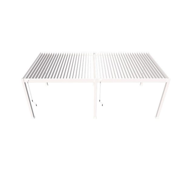 ALUMEL OVERKAPPING WHITE – 3,6 X 7,2 METER - Afbeelding 3